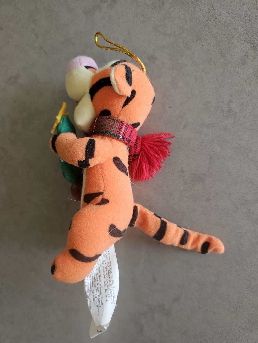 Vintage Disney Tigger Plush Christmas Ornament - Picture 4 of 7